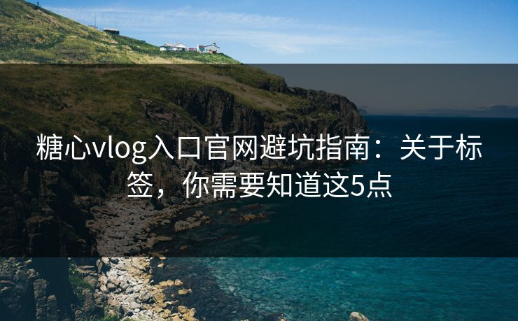 糖心vlog入口官网避坑指南：关于标签，你需要知道这5点